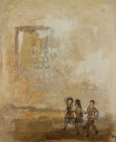 Pintura titulada "LE PRONOM" por Karole Aubourg, Obra de arte original, Acrílico