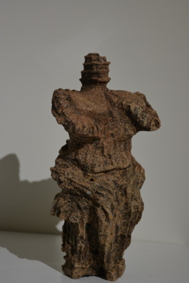 Sculpture titled "God is a Woman" by Karolina Lokwa, Original Artwork, Stone