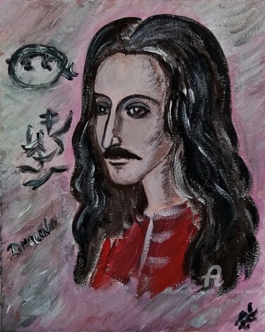 "Dracula. Prince of…" başlıklı Tablo Karolina Ingo (Karolina Navi -Ingo) tarafından, Orijinal sanat, Akrilik