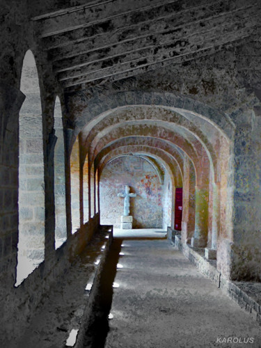 Photography titled "Abbaye, détail" by Karolus, Original Artwork, Digital Photography