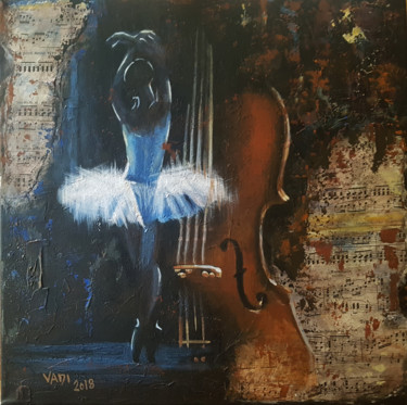 Painting titled "Dream" by Karolyvadi, Original Artwork, Acrylic