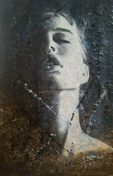 Malerei mit dem Titel "Coldness" von Karolyvadi, Original-Kunstwerk, Acryl