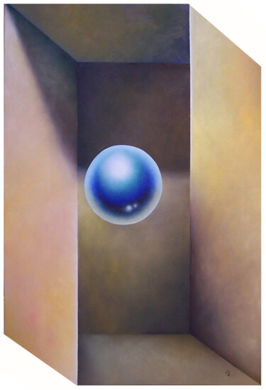 Painting titled "Metaphor For A Meta…" by Karsten Stier, Original Artwork, Oil Mounted on Wood Stretcher frame