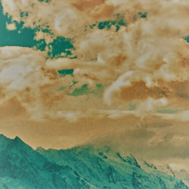 Digitale Kunst mit dem Titel "Clouds" von Siham Kartobi, Original-Kunstwerk, 2D digitale Arbeit
