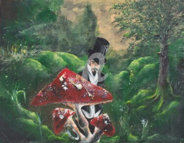 Pittura intitolato "Monsier Basarov" da Karyn Shafique, Opera d'arte originale
