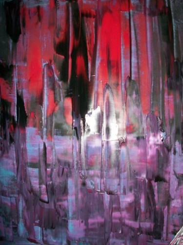 Peinture intitulée "glace brise" par Karyne, Œuvre d'art originale, Huile