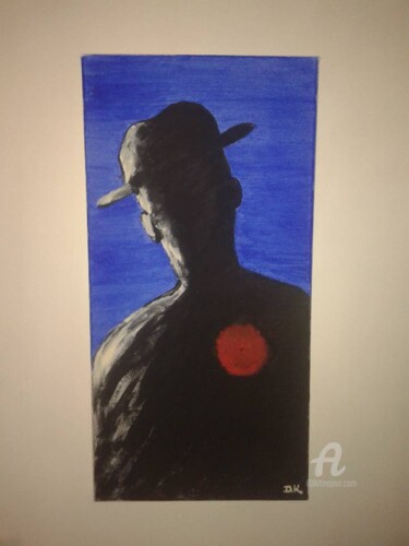 Painting titled "Mr.Who" by Dora Karzi, Original Artwork, Acrylic