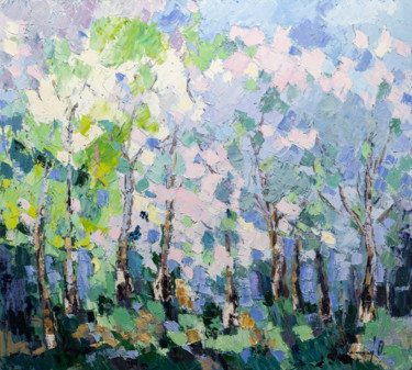 Spring garden Картина под названием "Spring garden" - Кашшай Ольга, Подлинное произведение искусства, Масло
