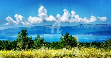 Photography titled "Clouds on the mount…" by Kasiopea, Original Artwork, Digital Photography