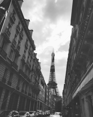 Φωτογραφία με τίτλο "Tour Eiffel noir &…" από Kasiopea, Αυθεντικά έργα τέχνης, Ψηφιακή φωτογραφία