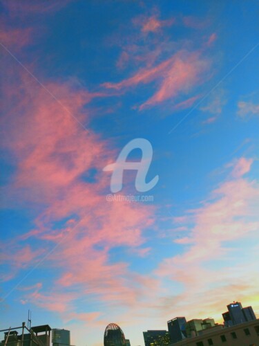 Fotografía titulada "Pink Sky ©" por Kasiopea, Obra de arte original, Fotografía digital