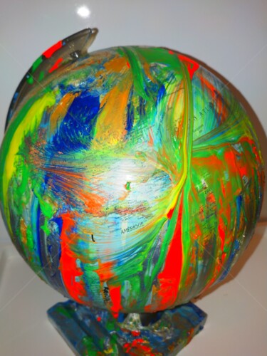 Sculpture intitulée "Envolée terrestre ©" par Kasiopea, Œuvre d'art originale, Plastique