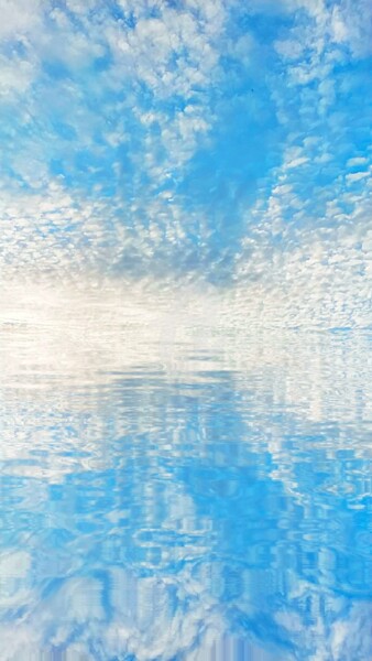 Photographie intitulée "Reflet de l'eau ©" par Kasiopea, Œuvre d'art originale, Photographie numérique