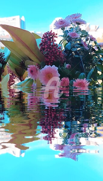 Photographie intitulée "Chrysanthème des fl…" par Kasiopea, Œuvre d'art originale, Photographie numérique