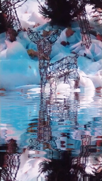 Photographie intitulée "Reflet du petit Ren…" par Kasiopea, Œuvre d'art originale, Photographie numérique