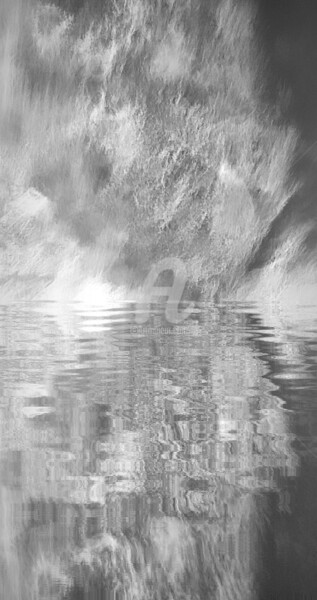 Photography titled "Reflet singe ©" by Kasiopea, Original Artwork, Digital Photography