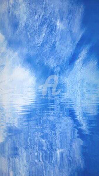 Photographie intitulée "Fée bleue ©" par Kasiopea, Œuvre d'art originale, Acrylique