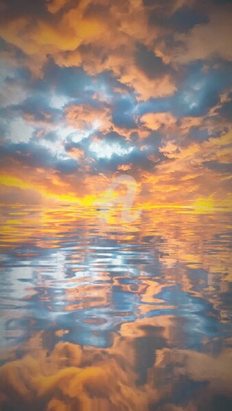 Фотография под названием "Reflet beige ©" - Kasiopea, Подлинное произведение искусства, Цифровая фотография
