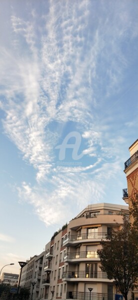 Photography titled "Profil du nuage ©" by Kasiopea, Original Artwork, Digital Photography