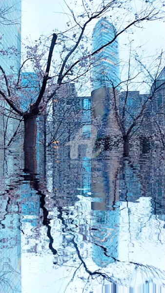 Fotografie mit dem Titel "Reflet de la grande…" von Kasiopea, Original-Kunstwerk, Digitale Fotografie