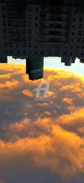 Photographie intitulée "Ciel à l'envers ©" par Kasiopea, Œuvre d'art originale, Photographie numérique
