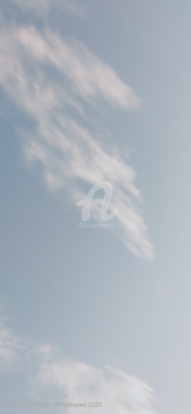 Photography titled "Nuage reptile ©" by Kasiopea, Original Artwork, Digital Photography