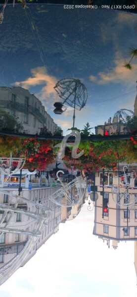 Photographie intitulée "Reflet du parapluie…" par Kasiopea, Œuvre d'art originale, Photographie numérique