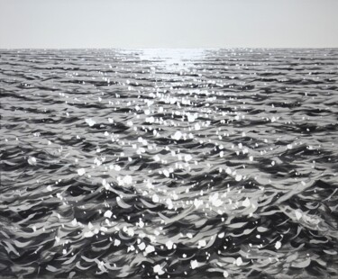 "Ocean. Light 9." başlıklı Tablo Kasta tarafından, Orijinal sanat, Akrilik Ahşap Sedye çerçevesi üzerine monte edilmiş