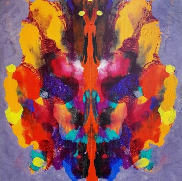 Картина под названием "Captivating Bold Sp…" - Kasun Wickramasinghe, Подлинное произведение искусства, Акрил Установлен на Д…