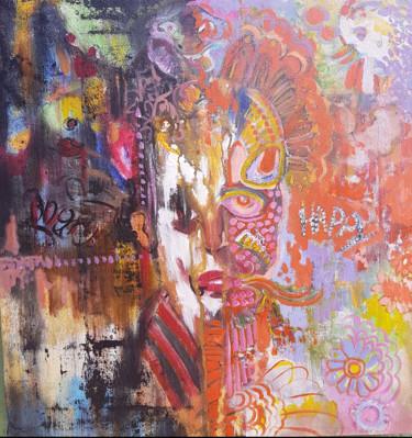 Peinture intitulée "Disarray in Color" par Kasun Wickramasinghe, Œuvre d'art originale, Acrylique Monté sur Châssis en bois