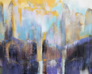 Картина под названием "Aurora" - Kasun Wickramasinghe, Подлинное произведение искусства, Акрил Установлен на Деревянная рама…