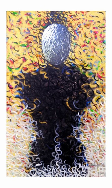 Pintura titulada "Fires of Color" por Kasun Wickramasinghe, Obra de arte original, Acrílico Montado en Bastidor de camilla d…