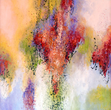 Картина под названием "Lucid Dream" - Kasun Wickramasinghe, Подлинное произведение искусства, Акрил Установлен на Деревянная…