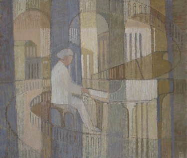Картина под названием "Sounds of music" - Катя Щепина, Подлинное произведение искусства, Акрил
