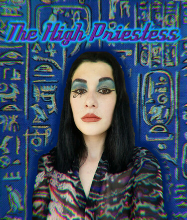 Digital Arts titled "The high priestess" by Katarina M, Original Artwork, Photo Montage