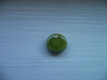 Sculpture titled "small green circle…" by Katarina Long, Original Artwork