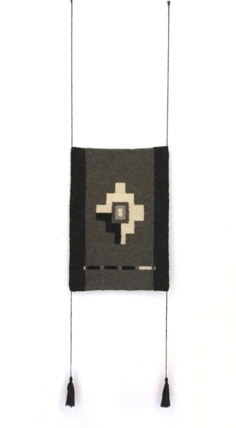 纺织艺术 标题为“EVIL EYE  - AMULET…” 由Katarzyna Dietrych, 原创艺术品, 挂毯