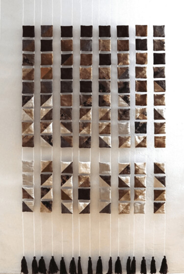 Textile Art με τίτλο "The Big Chocolate B…" από Katarzyna Dietrych, Αυθεντικά έργα τέχνης, Ταπισερί