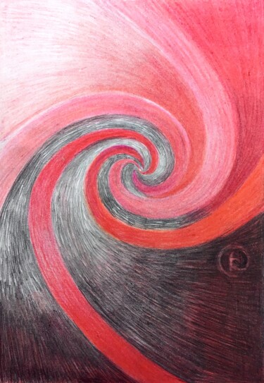 Schilderij getiteld "The Light of Muladh…" door Katarzyna Dietrych, Origineel Kunstwerk, Pastel