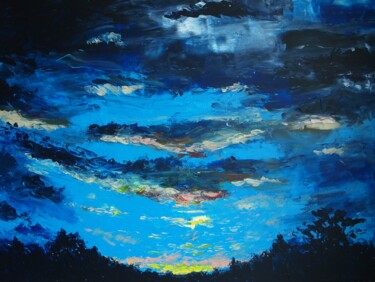 Malarstwo zatytułowany „Sunset” autorstwa Katarzyna Piotrowska, Oryginalna praca, Akryl
