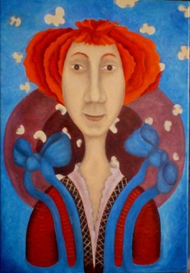 Painting titled "Sylvia" by Picture Kate, Original Artwork