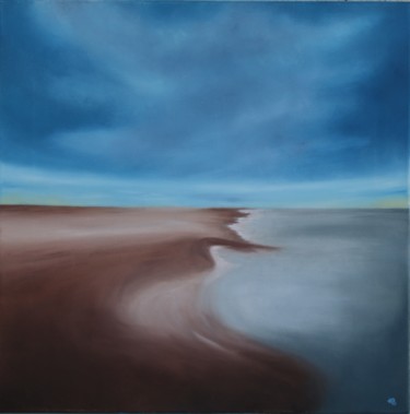 Peinture intitulée "La côte" par Katia Beranger (KatB.Art), Œuvre d'art originale, Huile