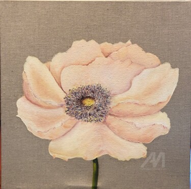 Pink Flower Картина под названием "Pink Flower" - Kate_art, Подлинное произведение искусства, Акрил