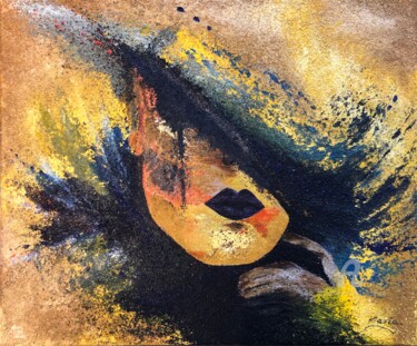 Pittura intitolato "Une femme du chaos" da Kate_art, Opera d'arte originale, Acrilico