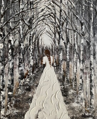 Pintura titulada "La mariée dans la f…" por Kate_art, Obra de arte original, Acrílico