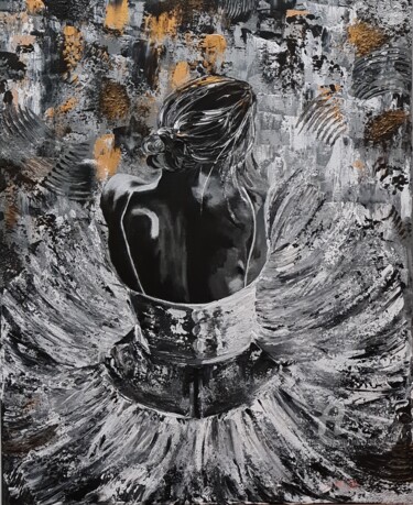 Peinture intitulée "Danseuse du Ballet" par Kate_art, Œuvre d'art originale, Acrylique