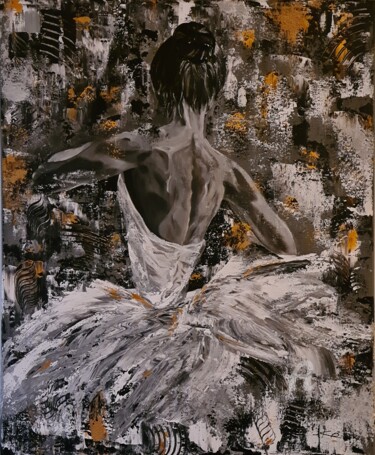 Картина под названием "Ballerine" - Kate_art, Подлинное произведение искусства, Акрил