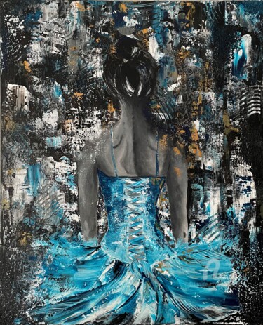Картина под названием "Danseuse classique" - Kate_art, Подлинное произведение искусства, Акрил