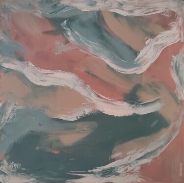 Peinture intitulée "Earthly Constraints" par Kate Hessling, Œuvre d'art originale, Acrylique Monté sur Châssis en bois