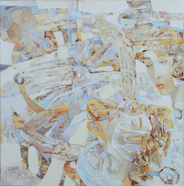 Картина под названием "Constant nature of…" - Kate Kulish, Подлинное произведение искусства, Масло